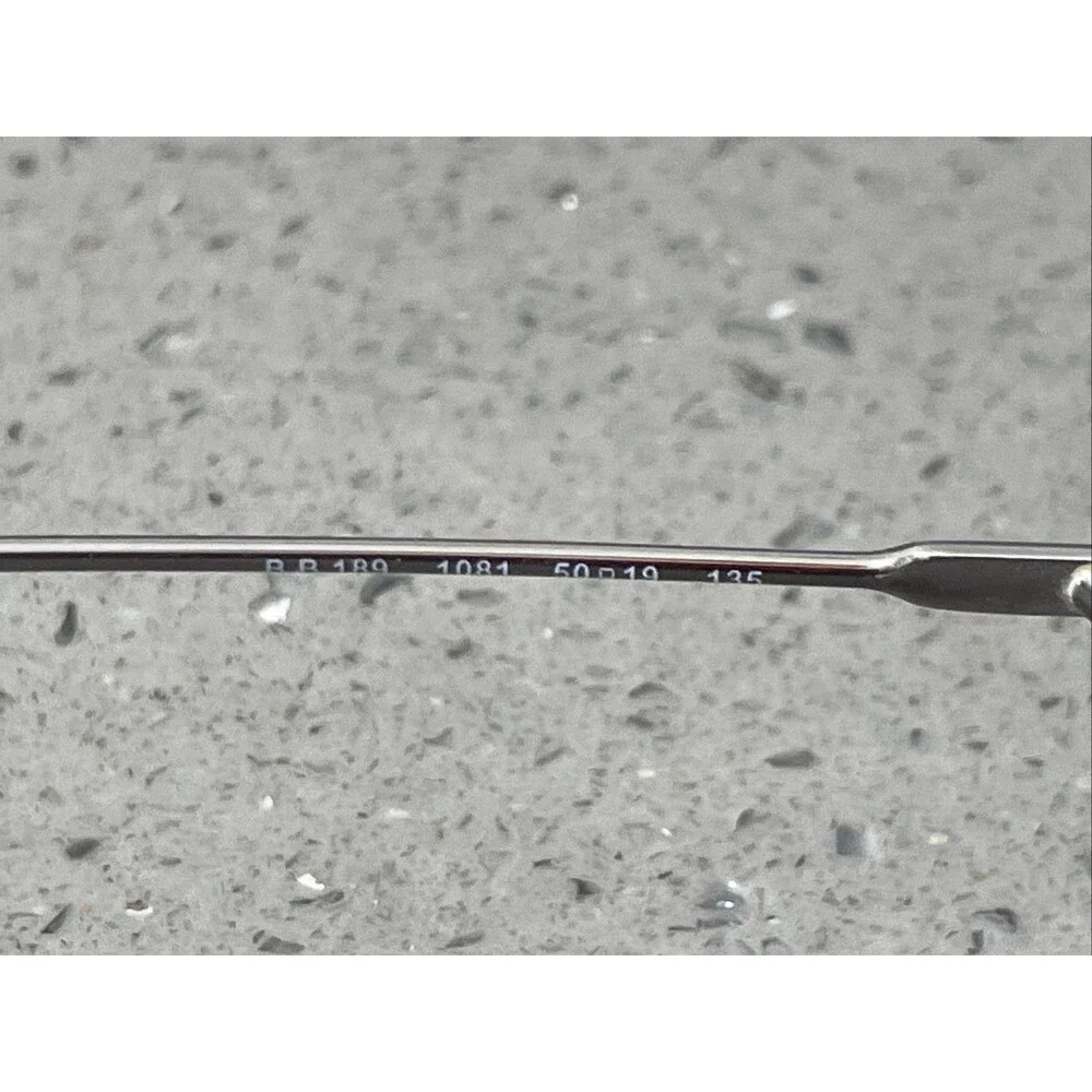 Brooks Brothers BB 189 1081 Silver Eyeglasses Frames ONLY 50-19 135 Italy Unisex